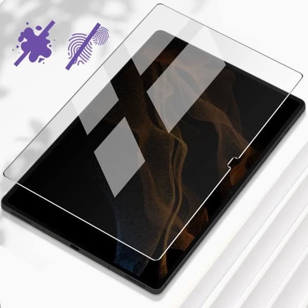 Skyddsfilm - AVIZAR - Samsung Galaxy Tab S8 Ultra - Härdat glas - 9H hårdhet - Anti-repa