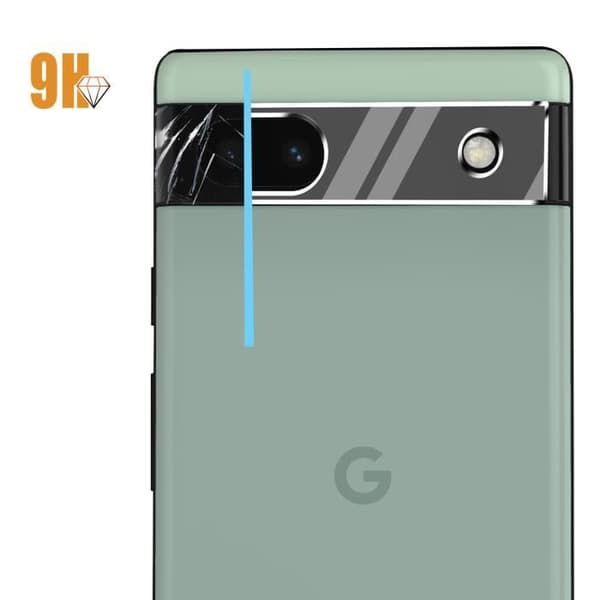 Skyddsfilm - AVIZAR - Google Pixel 6a - 9H härdat glas - Anti-fingeravtryck - Transparent
