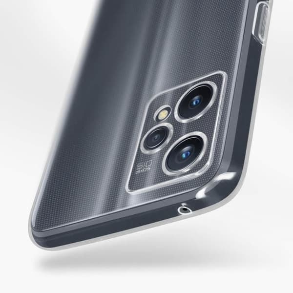 Skyddsfodral - AVIZAR - Realme 9 Pro Plus och 9 4G - Mjuk silikon - 9H härdat glas - Svart