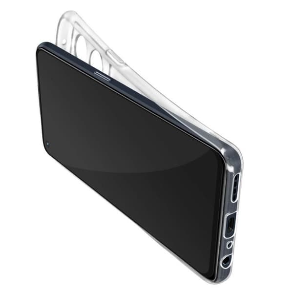 Skyddsfodral - AVIZAR - Realme 9 Pro Plus och 9 4G - Mjuk silikon - 9H härdat glas - Svart