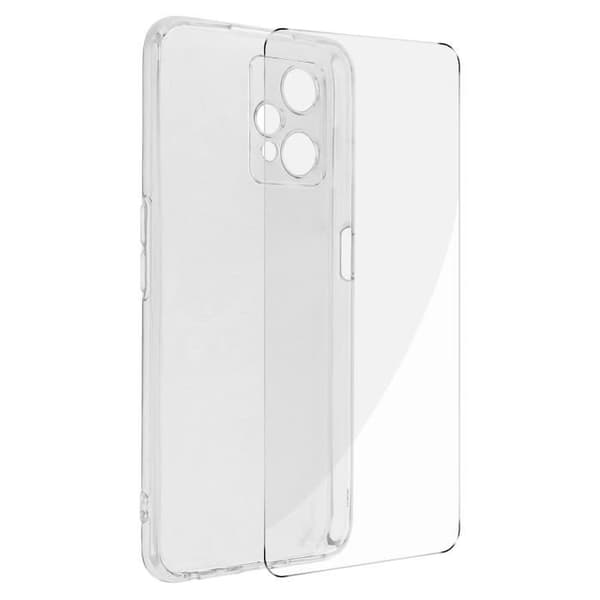 Fodral och glas Realme 9 5G och 9 Pro / OnePlus Nord CE 2 Lite 5G transparent
