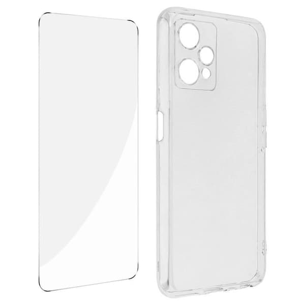 Fodral och glas Realme 9 5G och 9 Pro / OnePlus Nord CE 2 Lite 5G transparent
