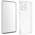 Miniatyrbild 1 av 4: Xiaomi Poco X4 GT Fodral Soft Gel Silikonfilm Härdat glas 9H svart