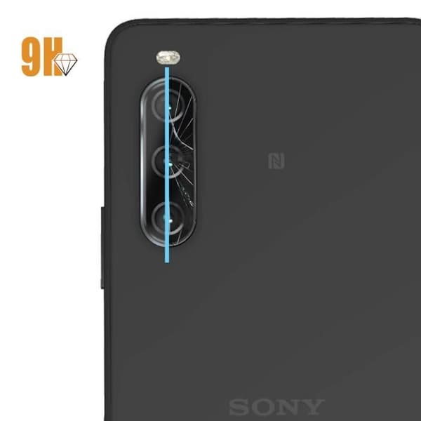 Skyddsfilm - AVIZAR - Sony Xperia 10 IV - 9H härdat glas - Anti-fingeravtryck - Set med 2