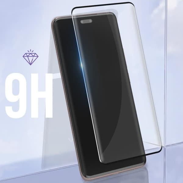 Härdat glas för Xiaomi 13 Lite 9H hårdhet Transparent svart böjd kant