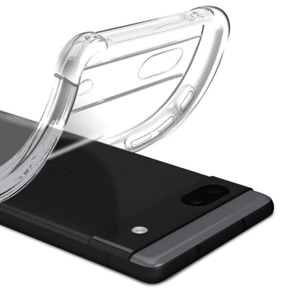 Google Pixel 6a fodral + filmförstärkt fodral + transparent härdat glas