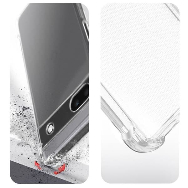 Google Pixel 6a fodral + filmförstärkt fodral + transparent härdat glas