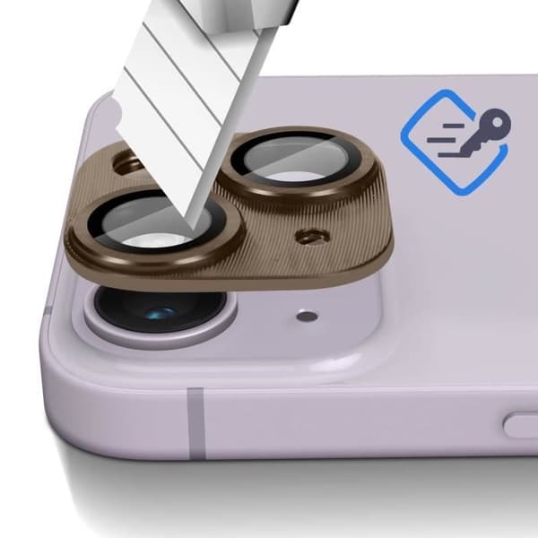 Skyddsfilm - AVIZAR - iPhone 14/14 Plus - Härdat glas - Aluminiumlegering - Stöttålig