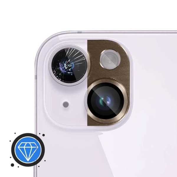 Skyddsfilm - AVIZAR - iPhone 14/14 Plus - Härdat glas - Aluminiumlegering - Stöttålig