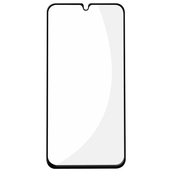 Härdat glas för Samsung Galaxy A34 5G 9H Hårdhet Transparent svart fasad kant