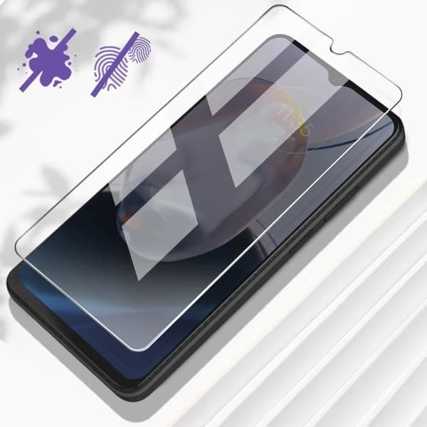 Skärmskyddsfilm - AVIZAR - Motorola Moto E22/E22i - 9H härdat glas - Ultratunt - Anti-repa