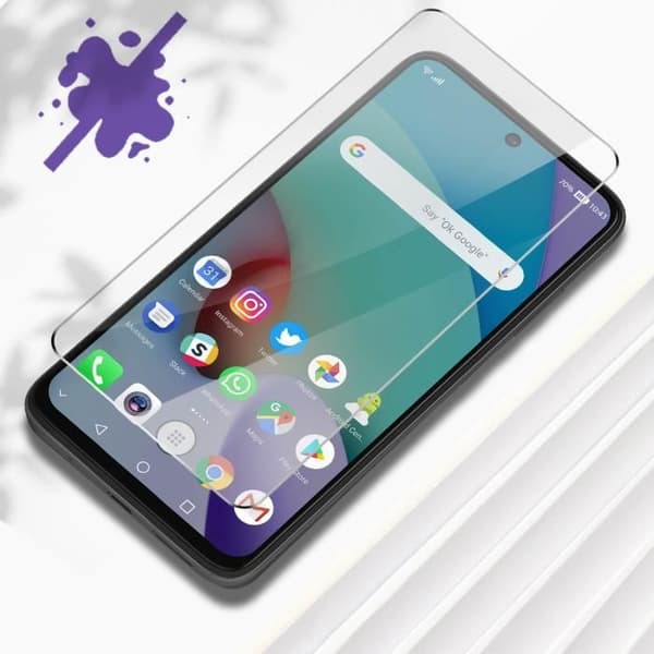 Skärmskyddsfilm - AVIZAR - Xiaomi Redmi 10/10 2022 - Härdat glas - 9H hårdhet - Anti-repa