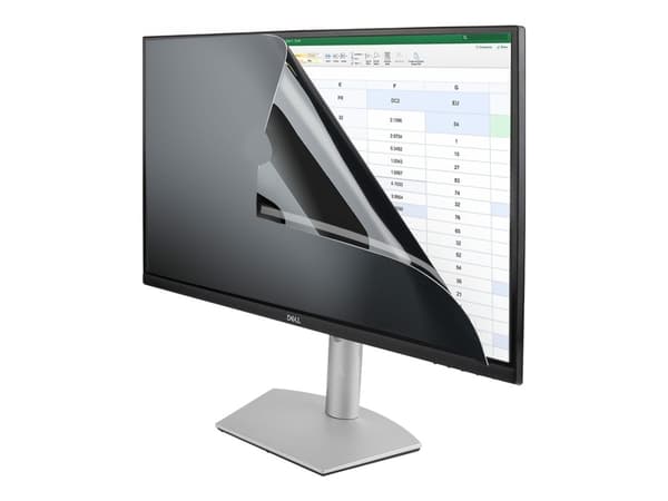 StarTech.com 22-inch 16:9 Computer Monitor Privacy Filter, Anti-Glare Privacy Screen with 51% Blue Light Reduction, Black-out Monitor Screen Protecto Sort, Gjennomsiktig