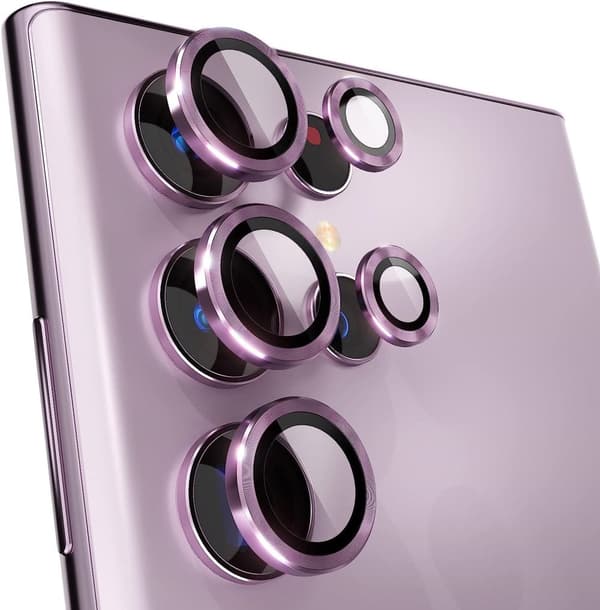 Burgundy Samsung S23 Ultra kamera linsecover