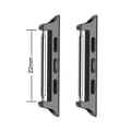Miniatyrbillede 2 af 4: Urrem Pin Adapter Apple Watch 9 (45mm) - Sort