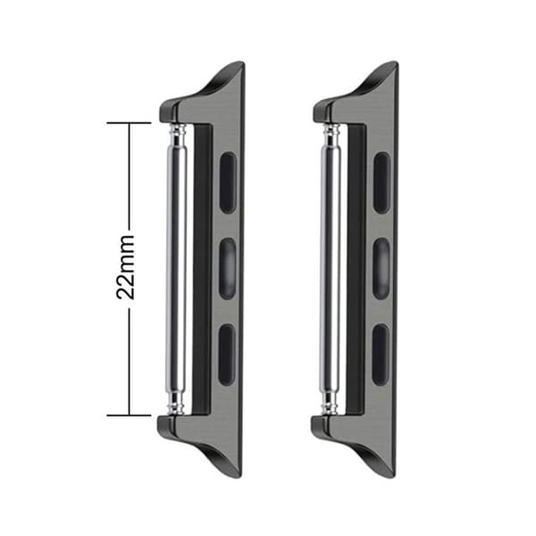 Armbands Pin Adapter Apple Watch 5 (44mm) - Svart