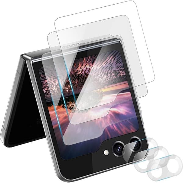 3-pak Hærdet glas 2i1 Samsung Galaxy Z Flip 5