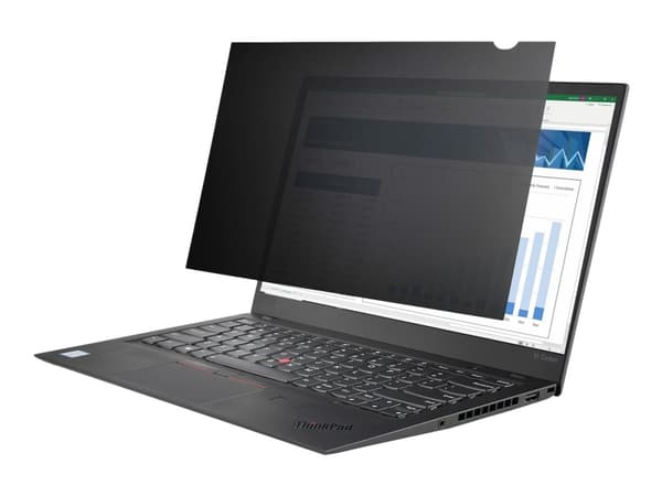 StarTech.com 13.3in Laptop Privacy Screen, Anti-Glare Privacy Filter for Widescreen (16:9) Displays, Laptop Monitor Screen Protector with 51% Blue Li Transparent