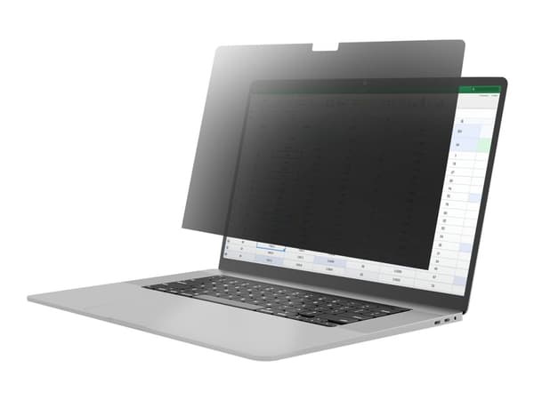StarTech.com 16-inch MacBook Pro 21/23 Laptop Privacy Screen, Anti-Glare Privacy Filter with 51% Blue Light Reduction, Monitor Screen Protector with Gjennomsiktig, Sort