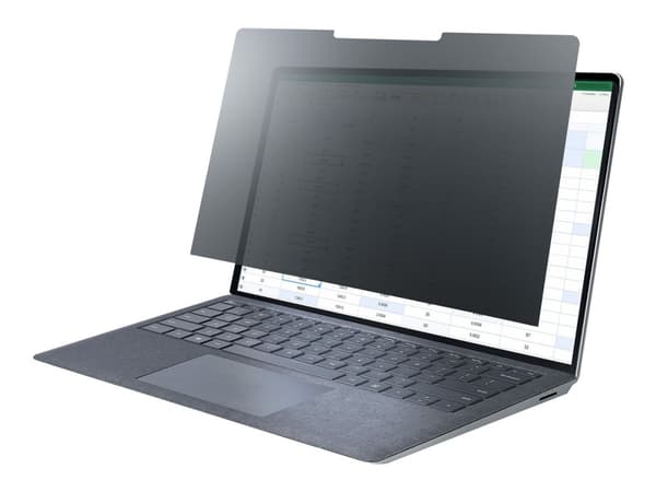 StarTech.com 13.5-inch Surface Laptop / Surface Book Privacy Screen, Anti-Glare Privacy Filter with 51% Blue Light Reduction, Monitor Screen Protecto Sort, Gjennomsiktig