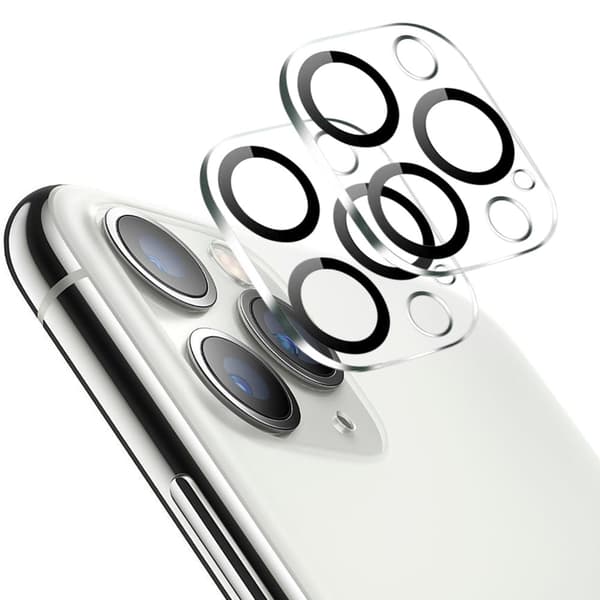 [2-Pack] iPhone 11 Pro Linsskydd av Härdat Glas - Skydd för Kamera, Anti-Reptåligt