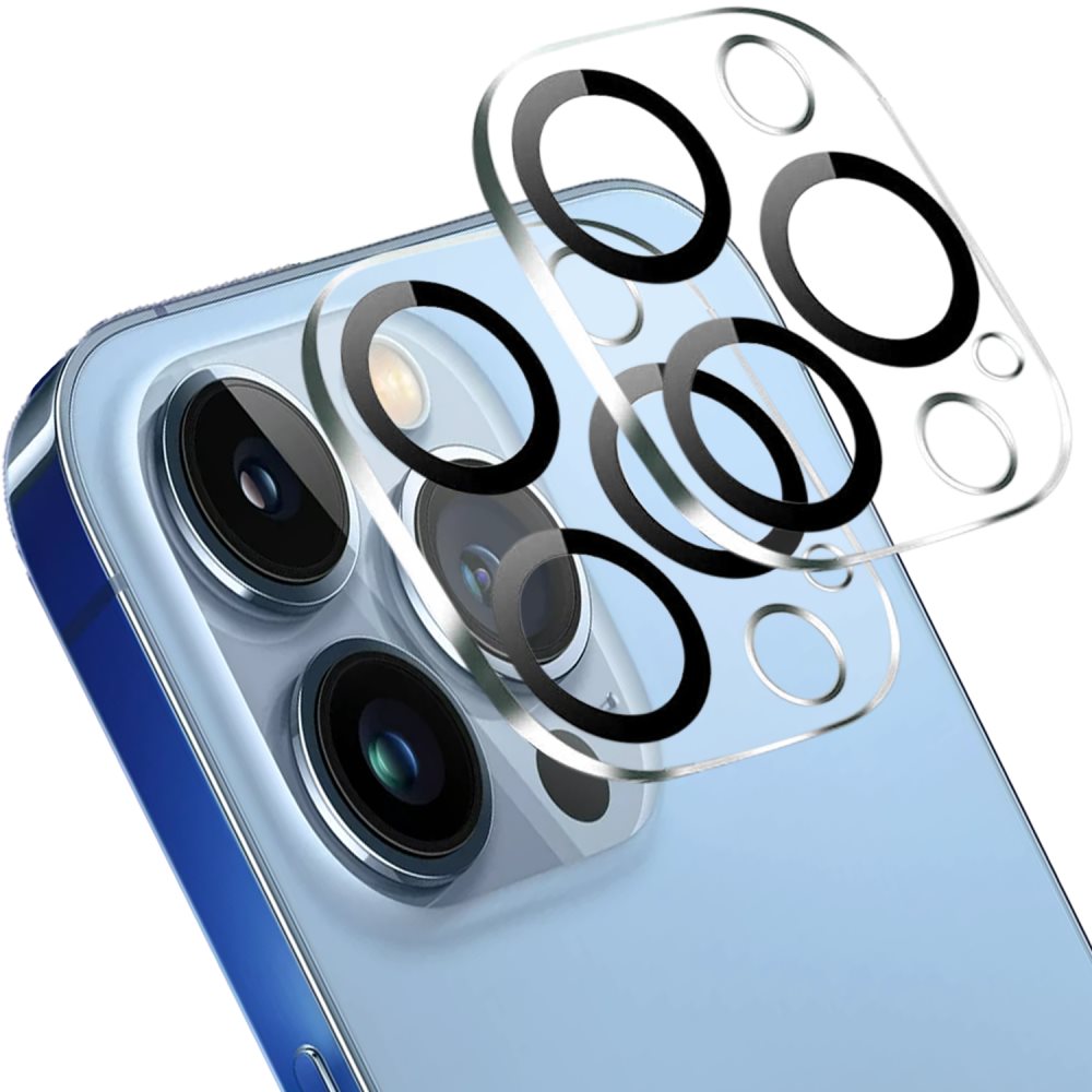 [2-Pack]iPhone 13 Pro Linsskydd av Härdat Glas Skydd för Kamera,Anti-Reptåligt