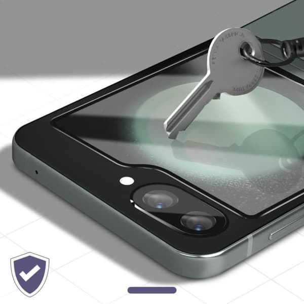 Skyddsfilm - IMAK - Samsung Galaxy Z Flip 5 - 9H härdat glas - Anti-fingeravtryck - Förstärkt skydd