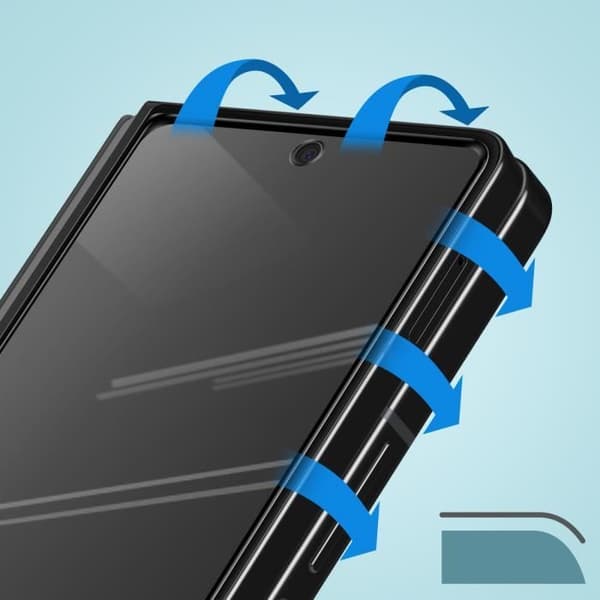 Skyddsfilm - Imak - Samsung Galaxy Z Fold 5 - Anti-spion - Härdat glas - Enkel installation