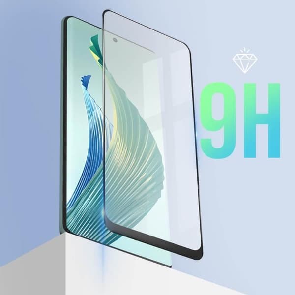 Skyddsglas - AVIZAR - Honor Magic 5 Lite 5G / Honor X9a - 9H - 5D fasade kanter - Svart