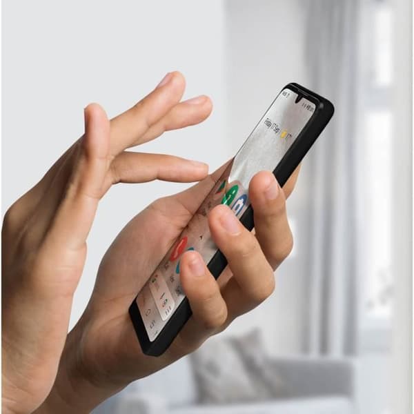 Härdat glas - DORO - 8100 - 9H hårdhet - Anti-fingeravtryck - Ultratunn svart