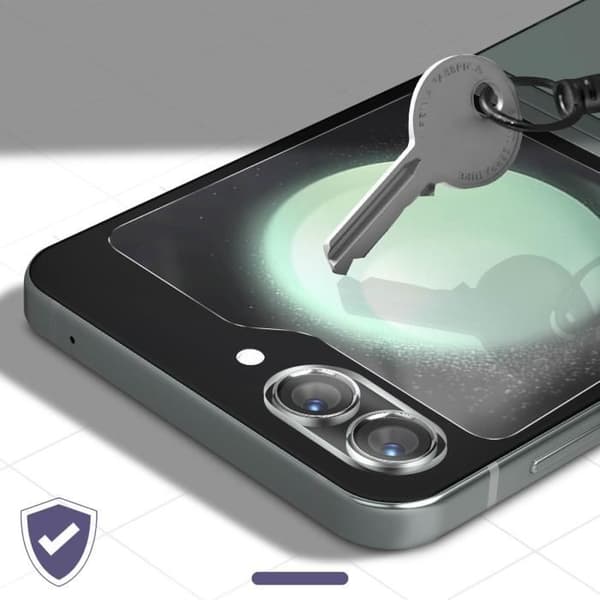 Skyddsfilm - IMAK - Samsung Galaxy Z Flip 5 - 9H härdat glas - Anti-fingeravtryck - Förstärkt skydd