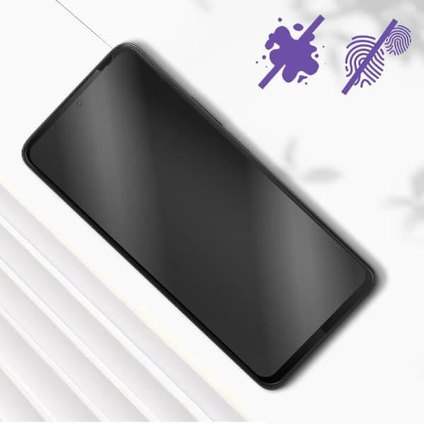 Skyddsfilm - AVIZAR - HTC U23 Pro - 9H härdat glas - Anti-repa - Svart kontur