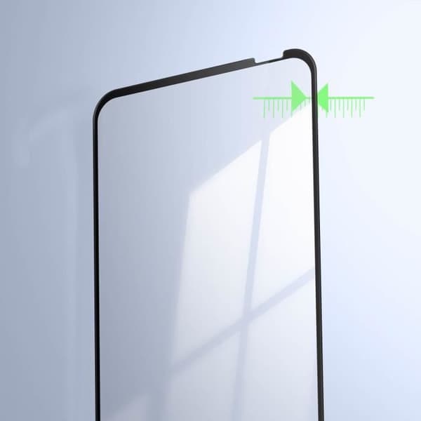 Skyddsfilm - AVIZAR - HTC U23 Pro - 9H härdat glas - Anti-repa - Svart kontur