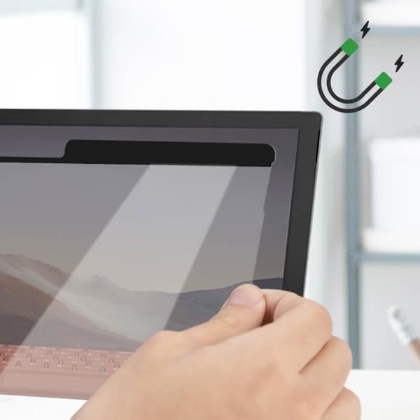 Antispionfilm - 4Smarts - Surface Pro 7, 6, 5, 4 - Flexibel - Anti-repa - Magnetisk fäste
