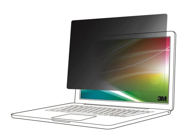 3M Bright Screen -yksityisyyssuodatin 15.6 tuuma kannettavalle tietokoneelle, 16:9, BP156W9B, 39,6 cm (15.6"), 16:9, Kannettava tietokone, Kehyksetön