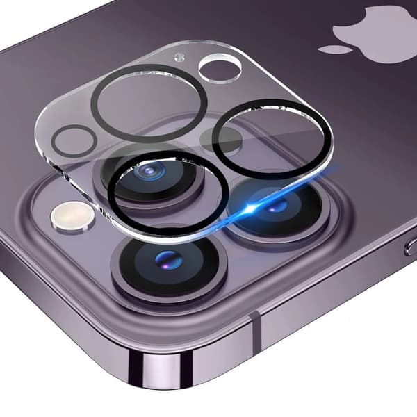iPhone 15 krystalklart kameraglas