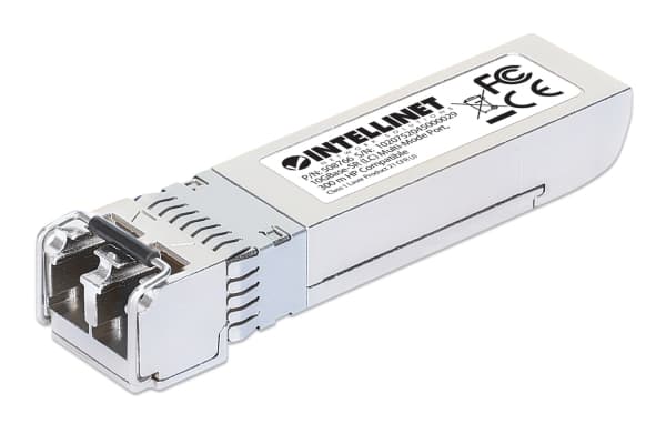 Intellinet 508766, Fiberoptikk, 10000 Mbit/s, SFP+, LC, 50/125,62,5/125 µm, SR