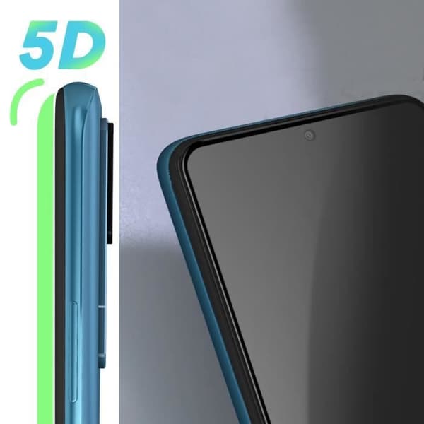 Skyddsglas - AVIZAR - Xiaomi 12T/12T Pro - 9H - 5D fasade kanter - Full vidhäftning