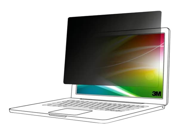 3M Bright Screen Privacy Filter - Sekretessfilter till bärbar dator (horisontell) - borttagbar - vändbar - 12.5"