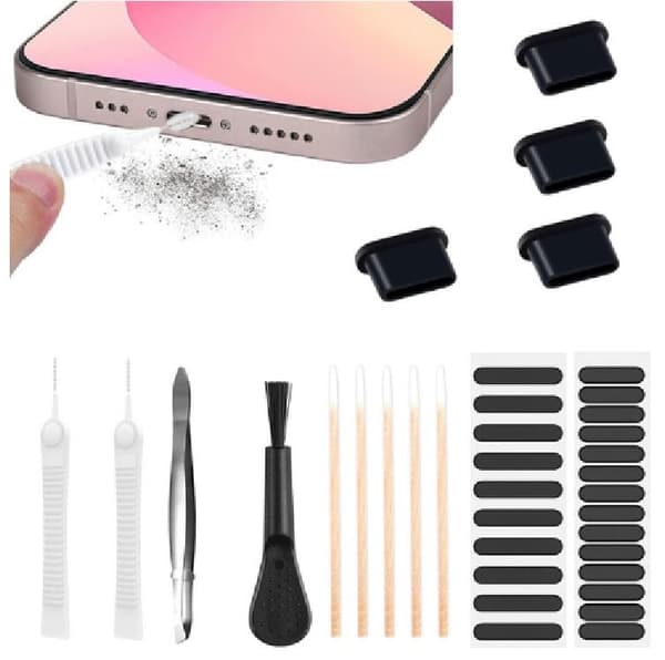 8 kappaleen iPhone 15 Pro Max karkaistu lasisuojapaketti Linssisuojus Puhdist
