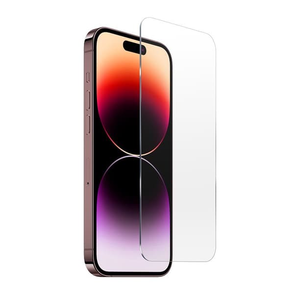 Skærmbeskytter af hærdet glas, fingeraftryksbestandig og stødsikker iPhone 15