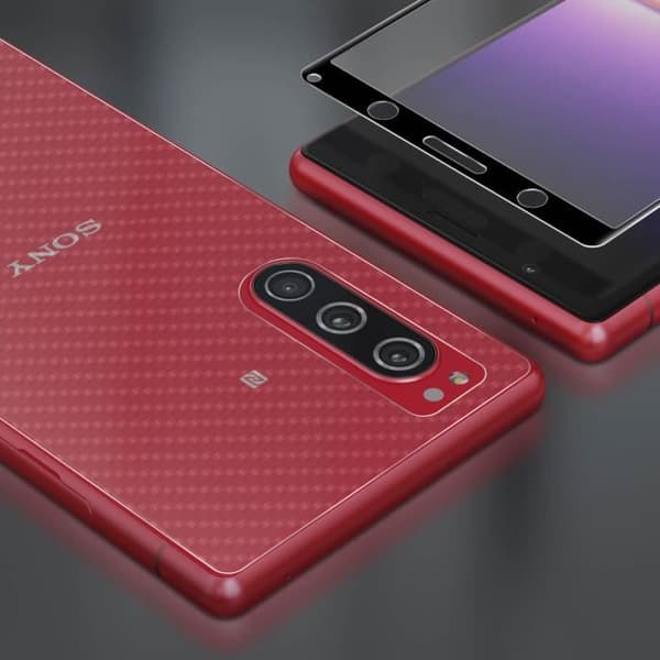 Skyddsfilm - AVIZAR - Sony Xperia 5 - 9H härdat glas - Flexibel - Paket med 2 filmer