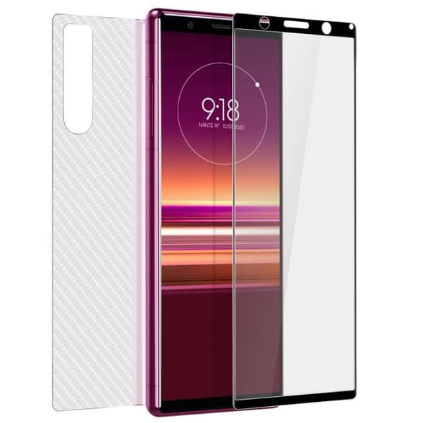 Skyddsfilm - AVIZAR - Sony Xperia 5 - 9H härdat glas - Flexibel - Paket med 2 filmer