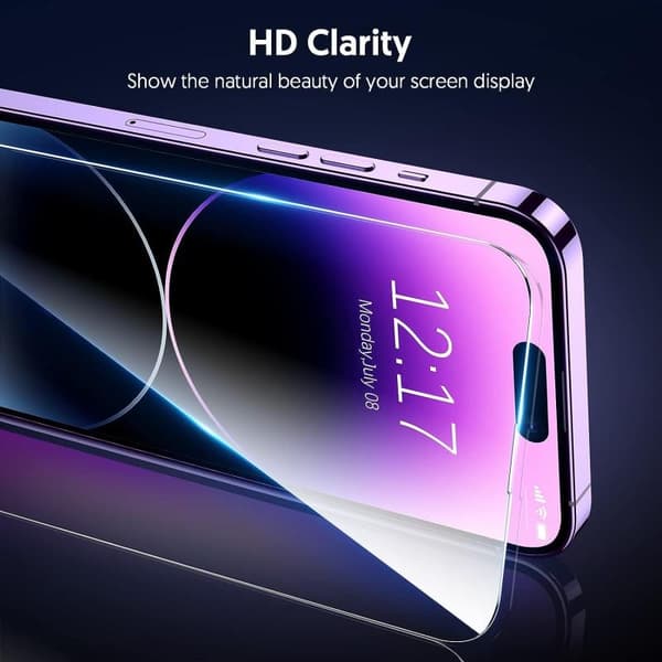 iPhone 15 herdet glass 0,26 mm 2,5D 9H