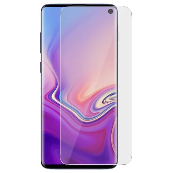 Skyddsfilm - AVIZAR - Galaxy S10 Lite - 9H härdat glas - Stötsäker - Transparent
