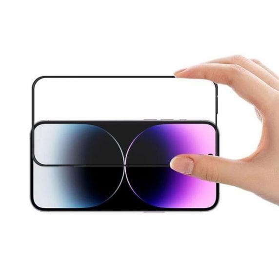 Skärmskydd iPhone 15 Plus - 3D Härdat Glas Svart