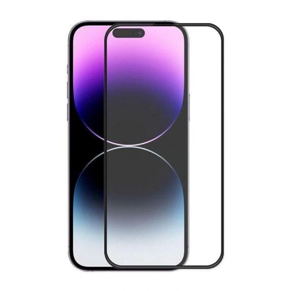 Skärmskydd iPhone 15 Plus - 3D Härdat Glas Svart