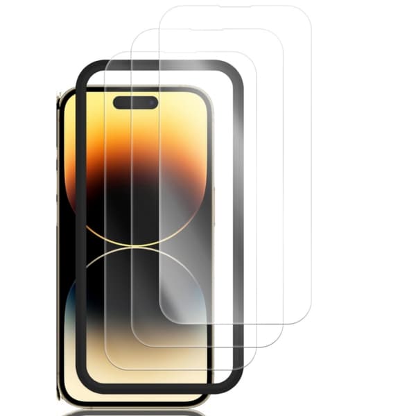 INF HD herdet glassfilm av aluminiumslegering Fullt deksel Fallsikkert for iPhone iPhone 14 Pro