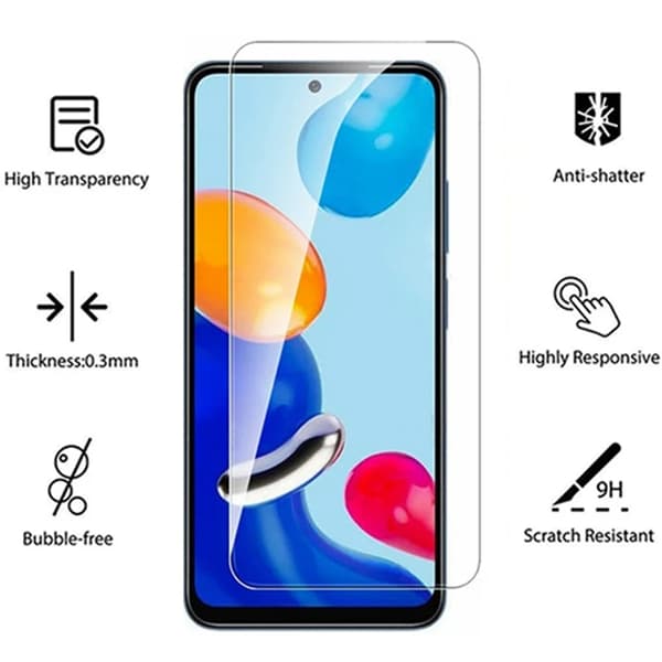 Karkaistu lasi näytönsuoja 2 kpl Redmi Note 11 Pro 5G
