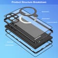Pikkukuva 5 / 6: Näytönsuojaus magneettinen suojakotelo jalustalla Samsung S23 Ultra